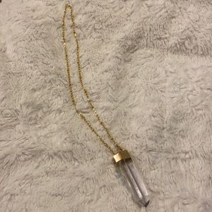 BCP clear quartz necklace!